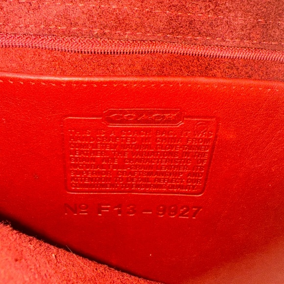 Vintage Classic Coach Willis in Burgundy with brass hardware Style #9927 - Picture 7 of 8